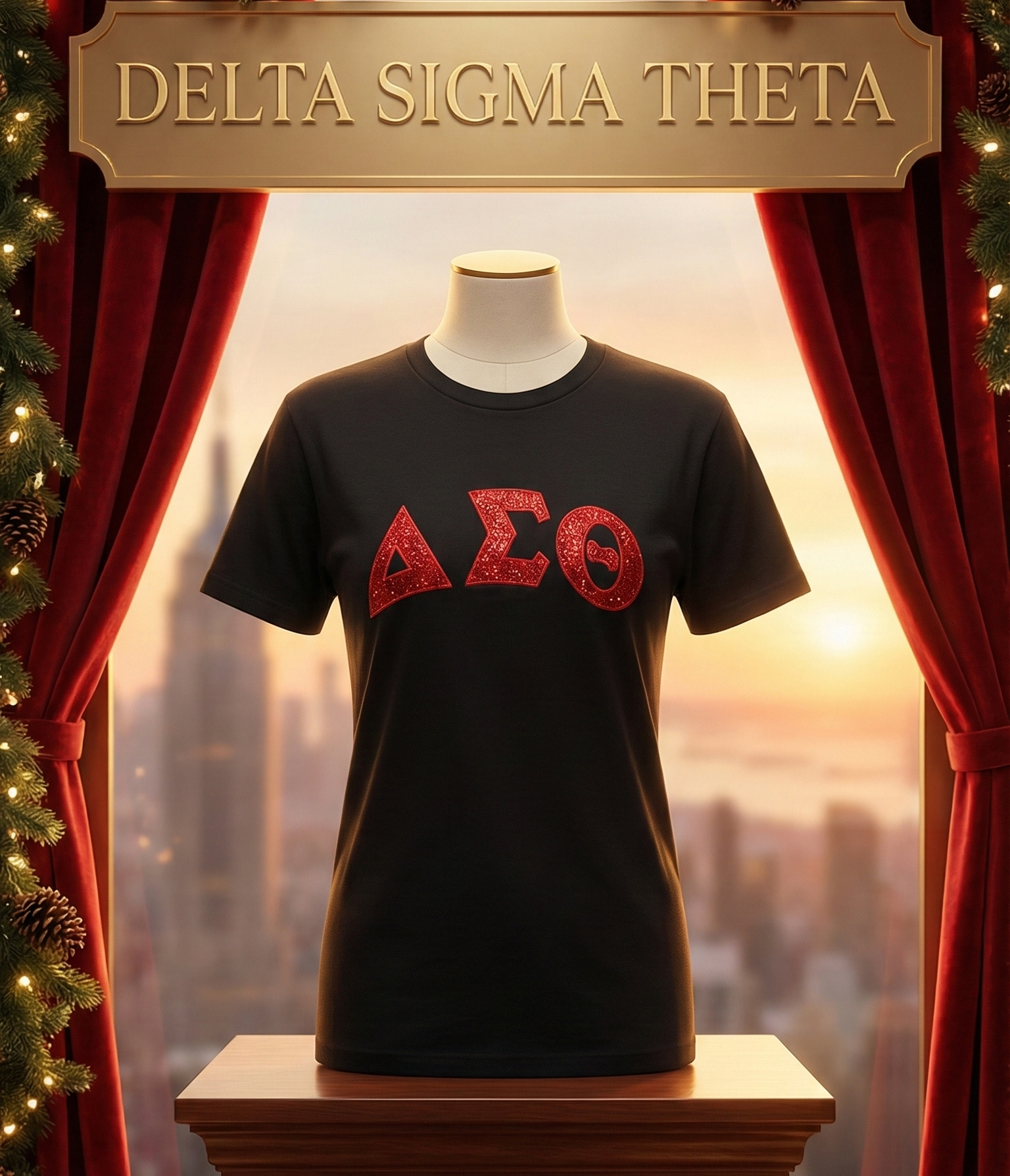 Delta Sigma Theta Embroidered Tees