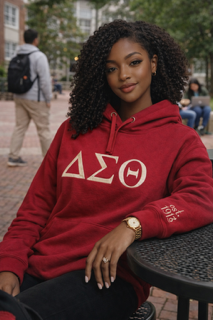 Delta Sigma Theta Crimson Hoodie