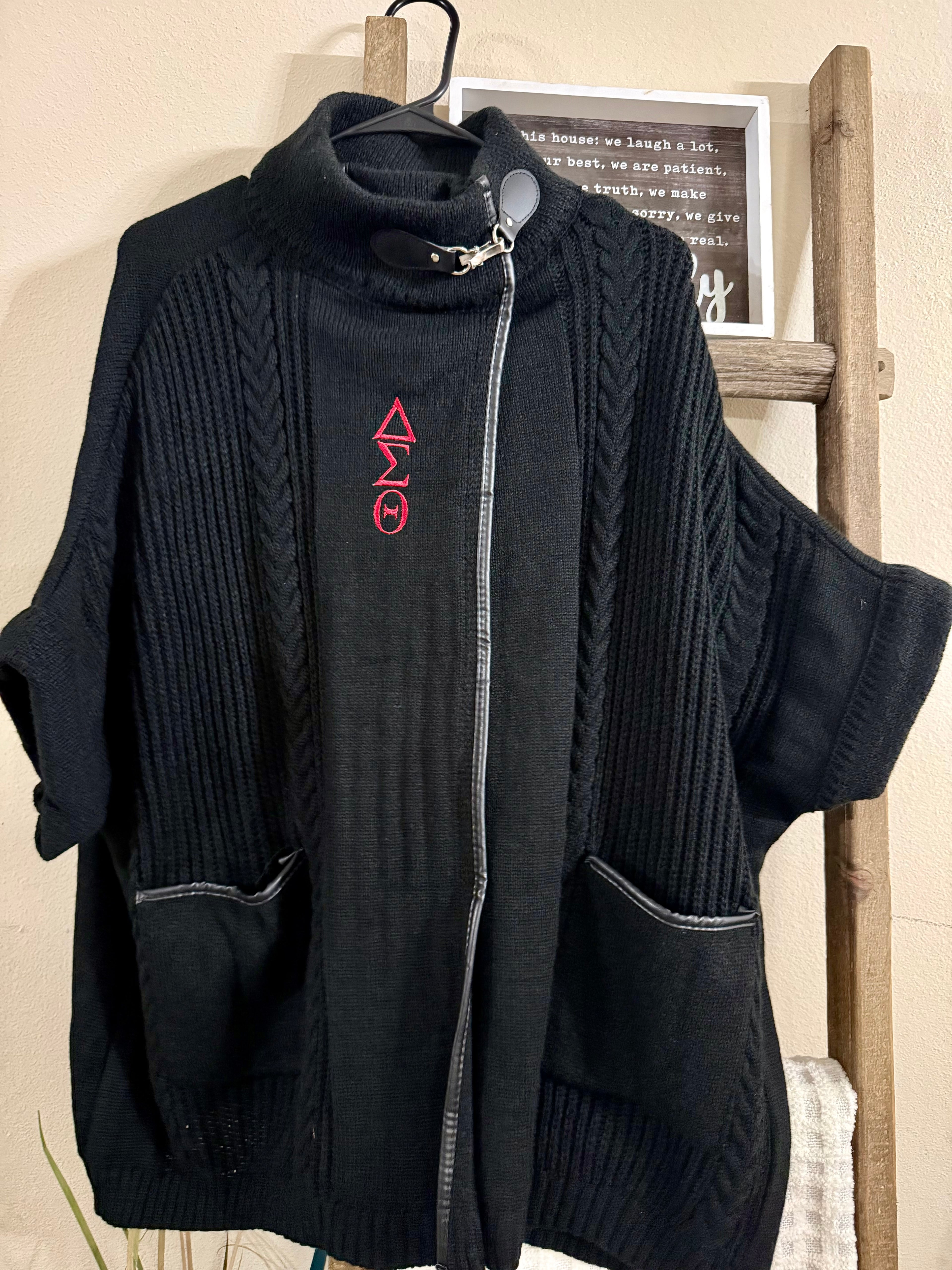 Delta Sigma Theta Embroidered Cape