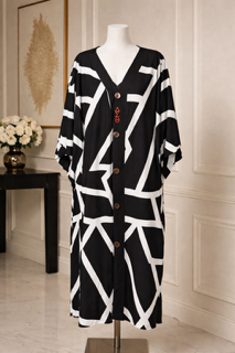 Delta Sigma Theta 'Mazed' Kaftan