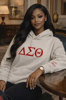 Delta Sigma Theta Cream Hoodie
