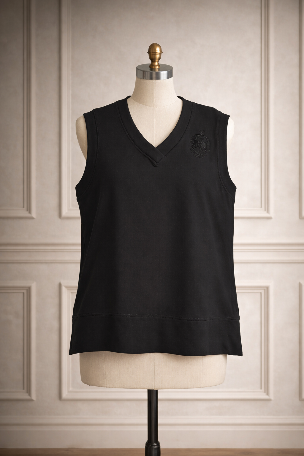 Delta Sigma Theta Black Shield Vest