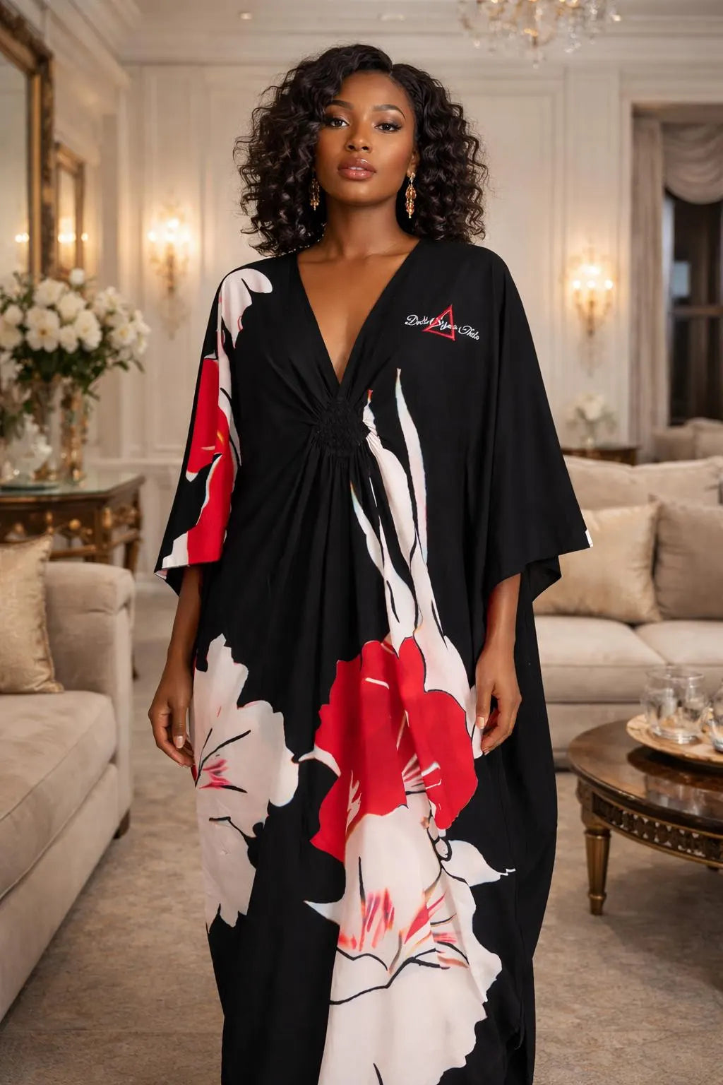 Delta Sigma Theta Black Kaftan