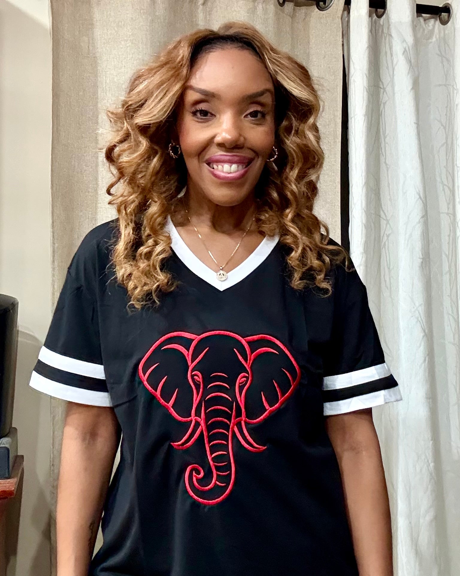 Delta Sigma Theta “ Silent Strength” Embroidered T-Shirt