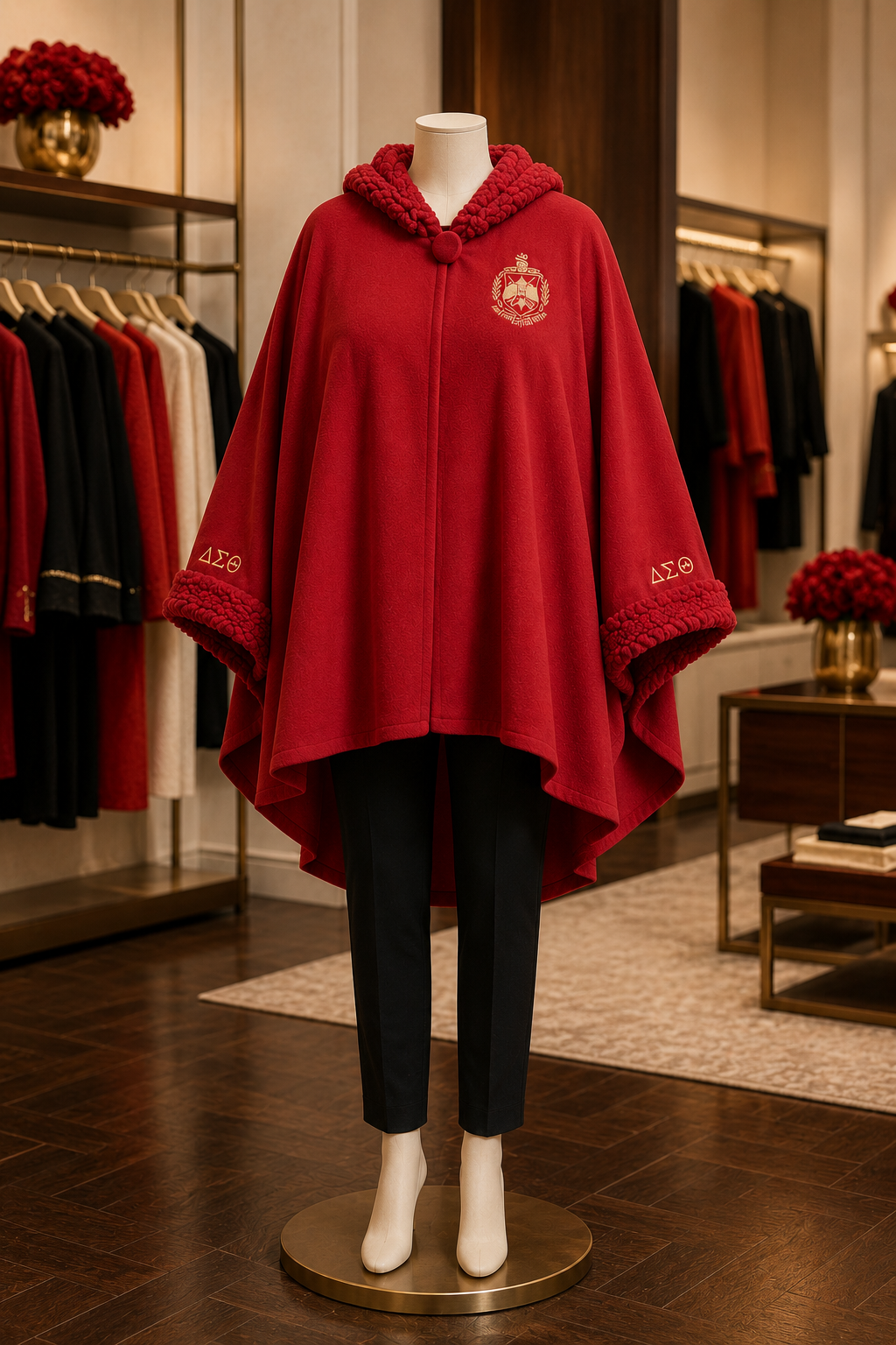 Caped in Crimson Set (non-customizable)