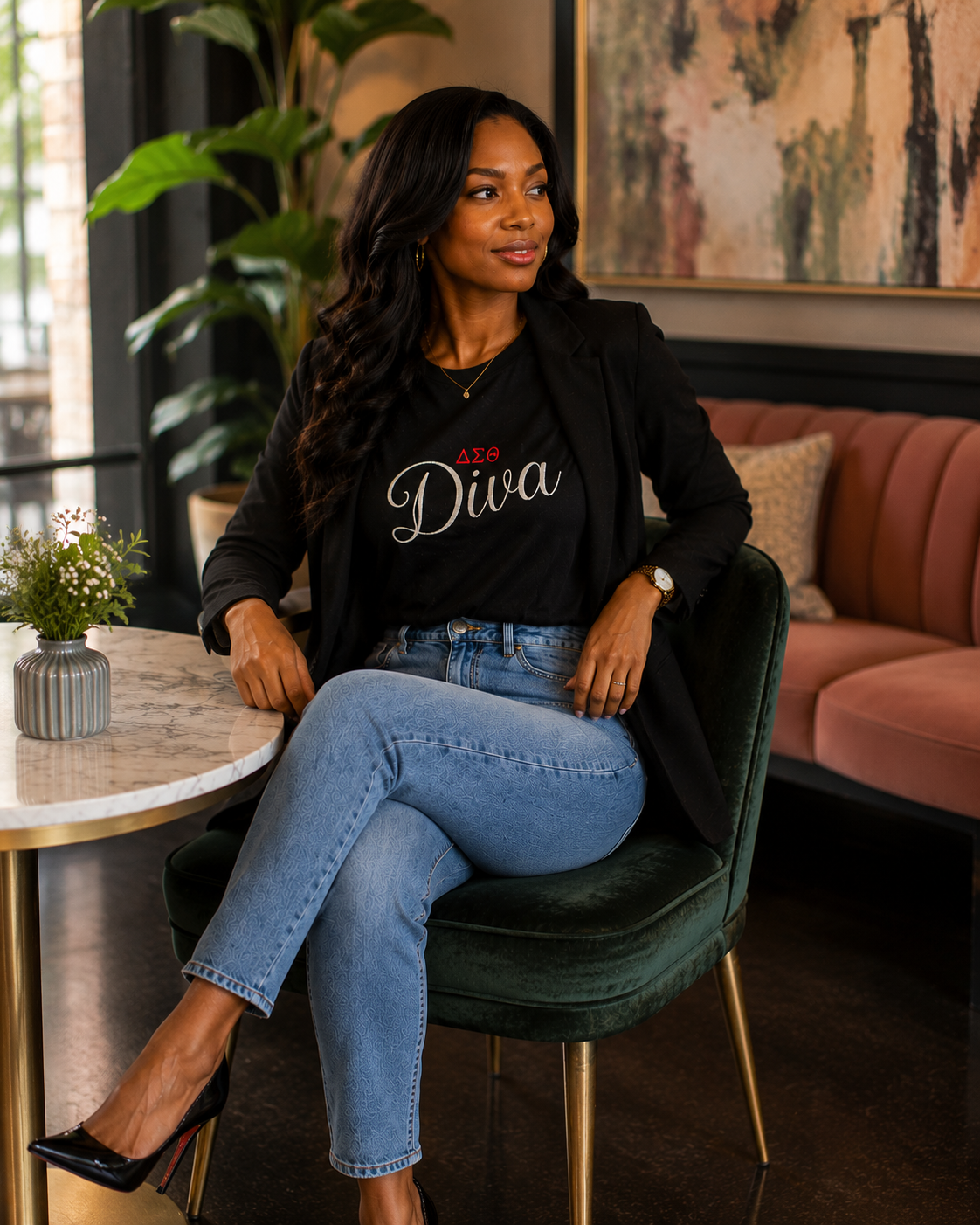 Delta Sigma Theta Signature Tee Collection 'Doctor' (CUSTOMIZABLE...see description)