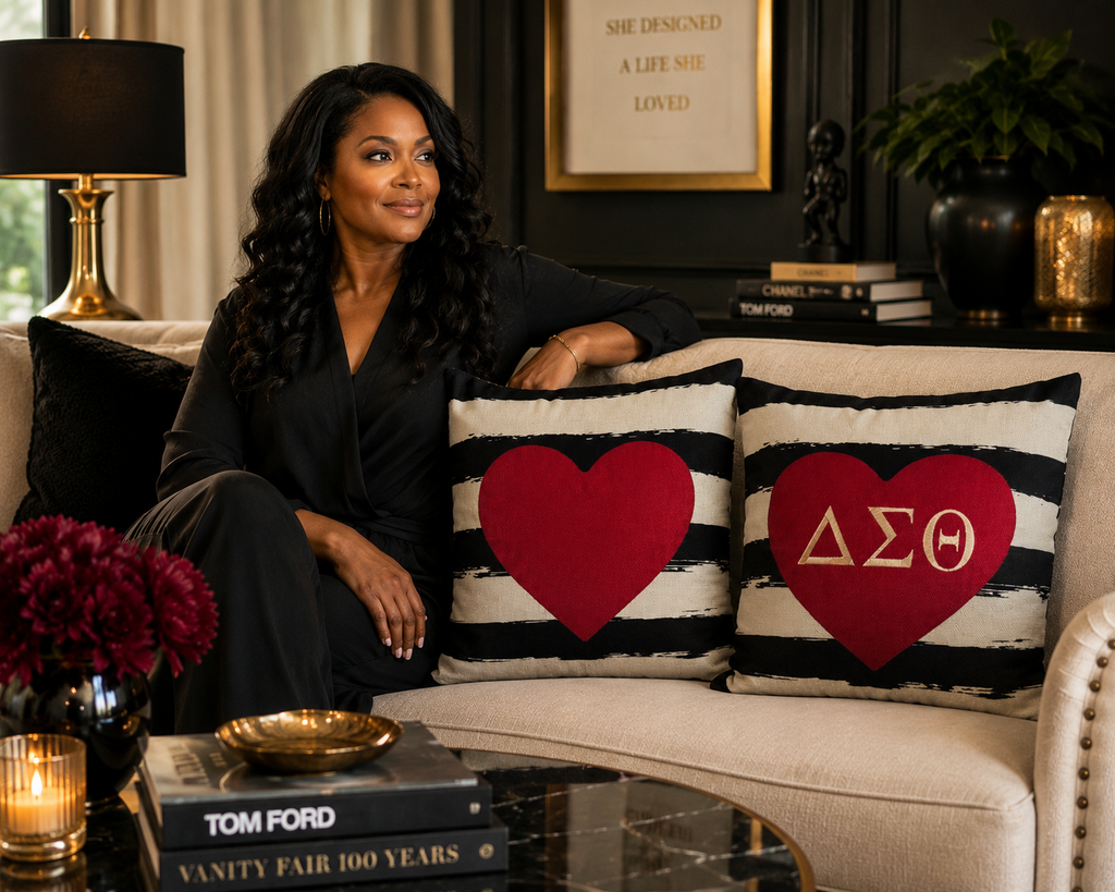 Delta Sigma Theta Statement Pillow (Non-Customizable)