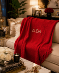 Delta Sigma Theta 'Me Time' Blanket (Non-customizable)