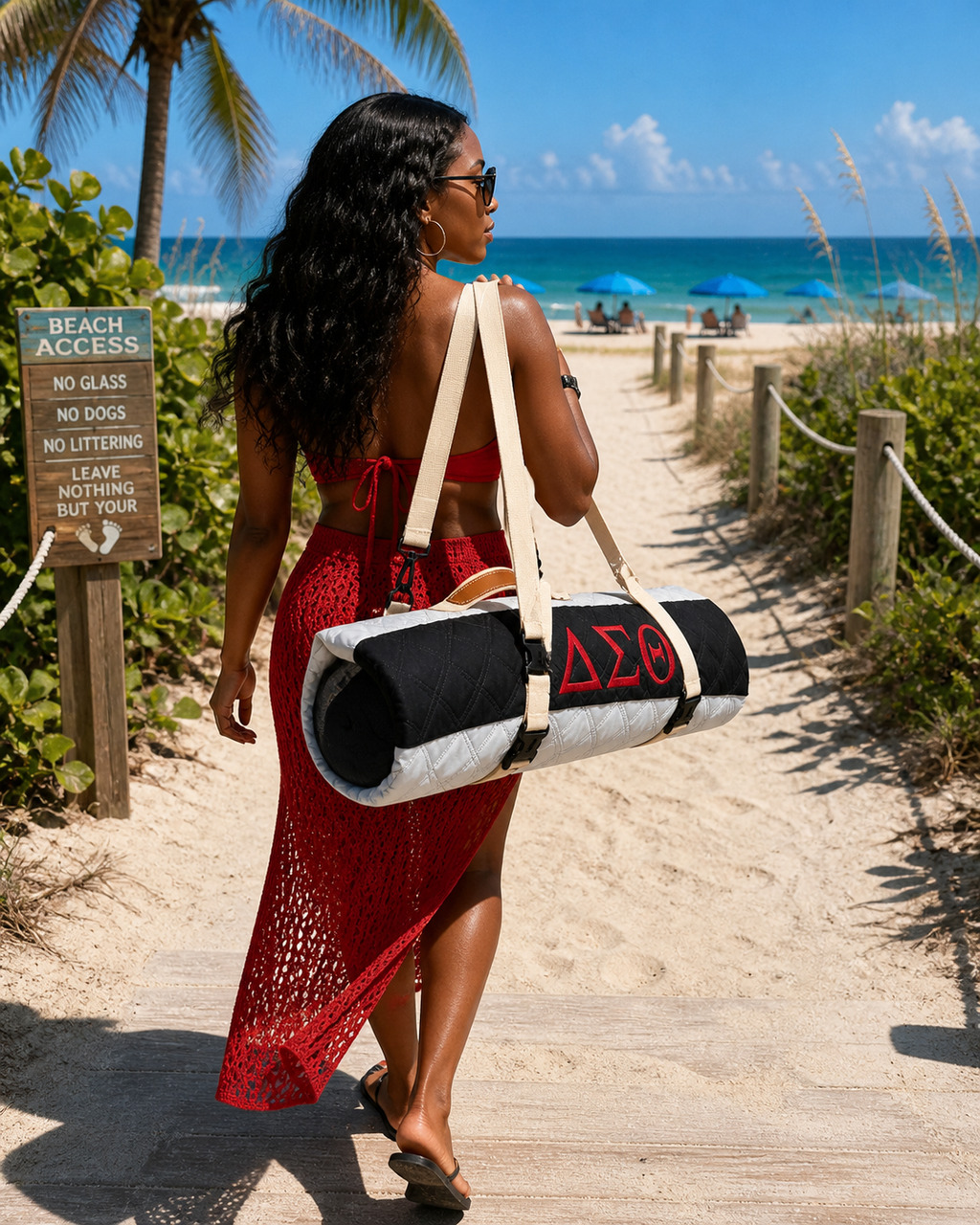 Delta Sigma Theta Waterproof Picnic Blanket (Non-Customizable)
