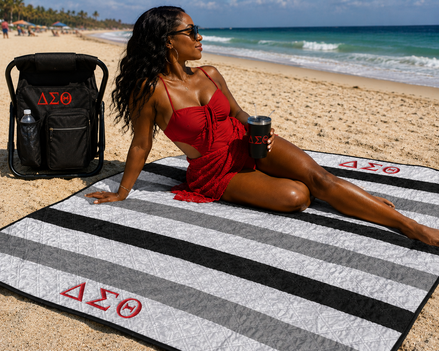 Delta Sigma Theta Waterproof Picnic Blanket (Non-Customizable)