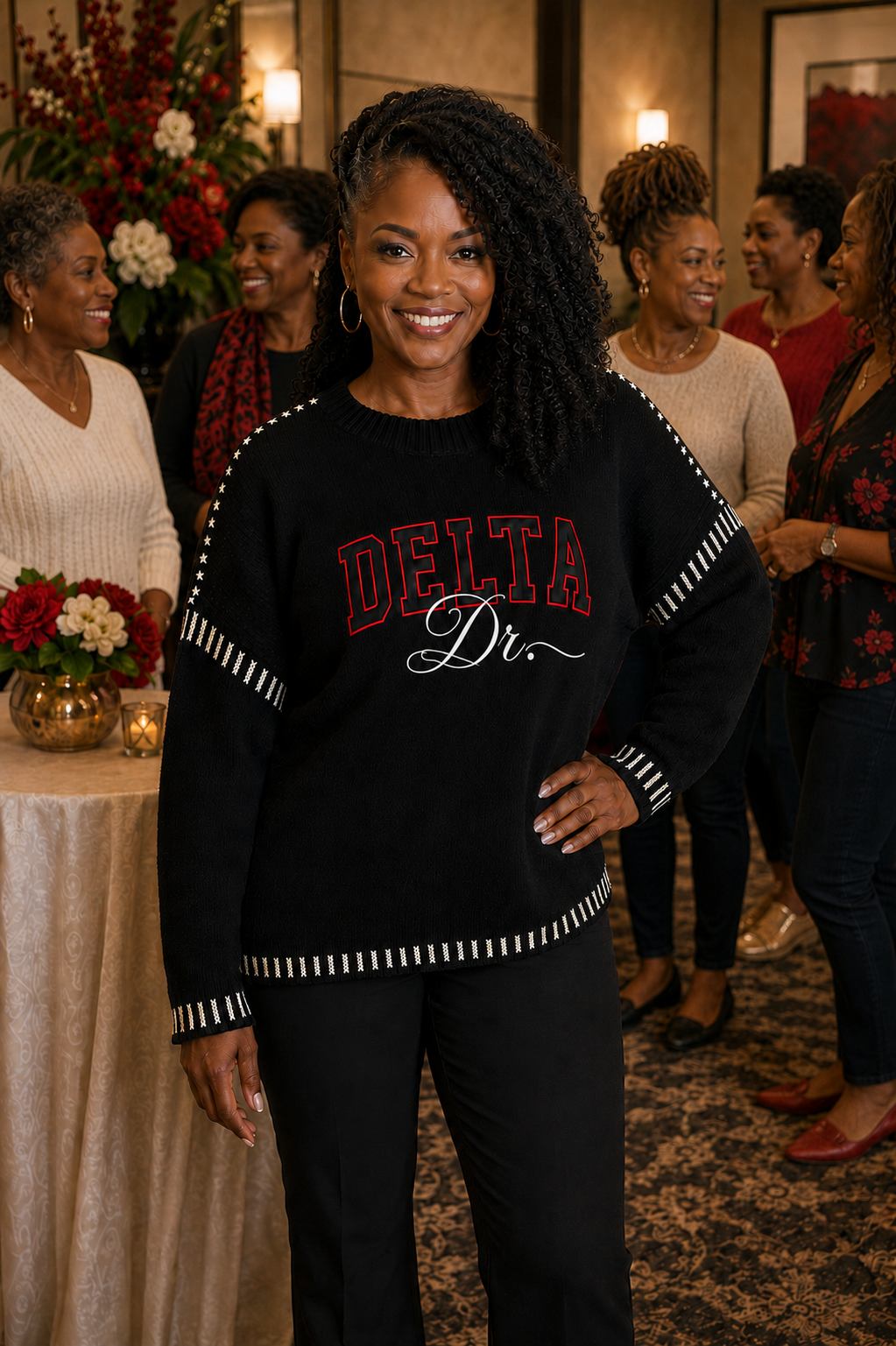Delta Signature Sweater "Dear" (non-customizable)
