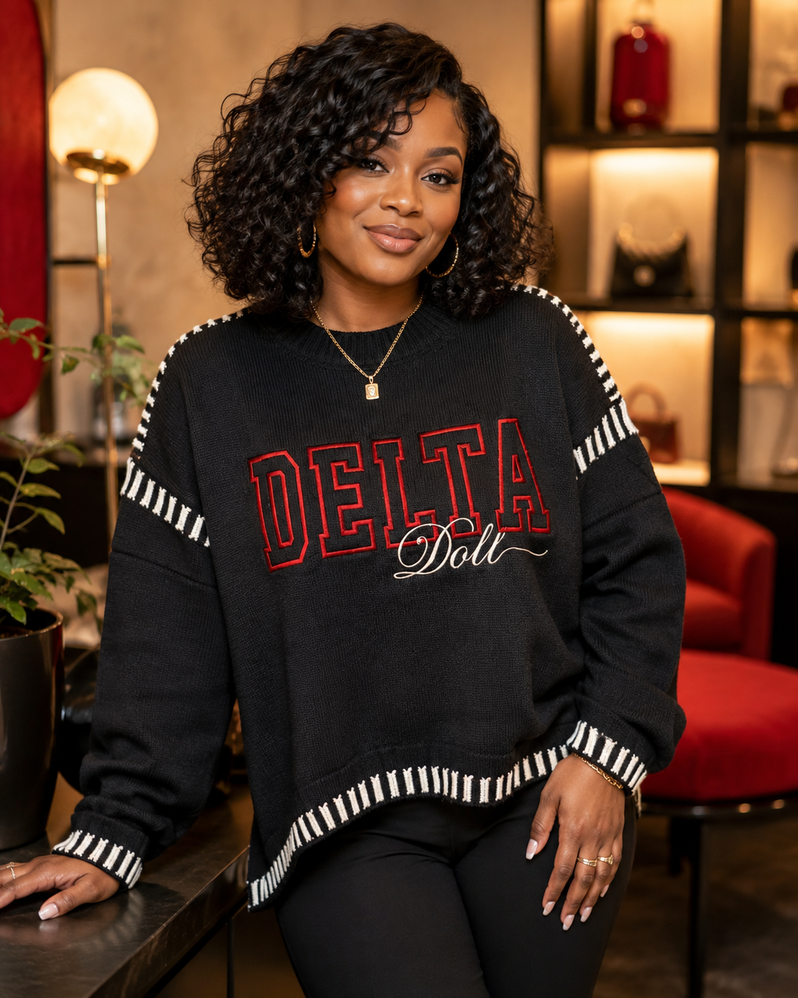 Delta Signature Sweater "Doll" (non-customizable)
