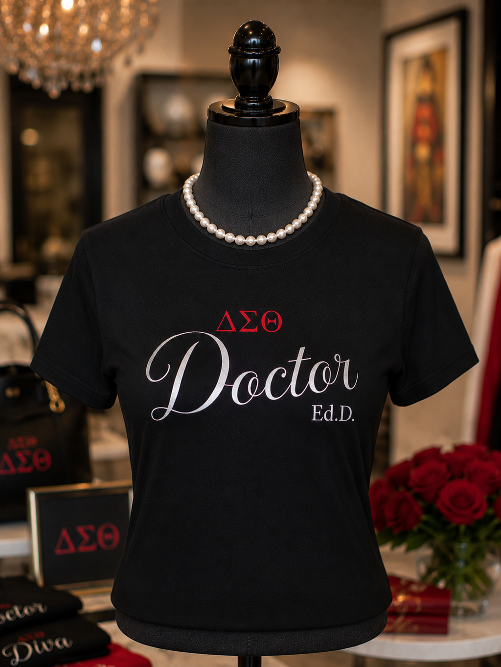 Delta Sigma Theta Signature Tee Collection 'Doctor' (CUSTOMIZABLE...see description)