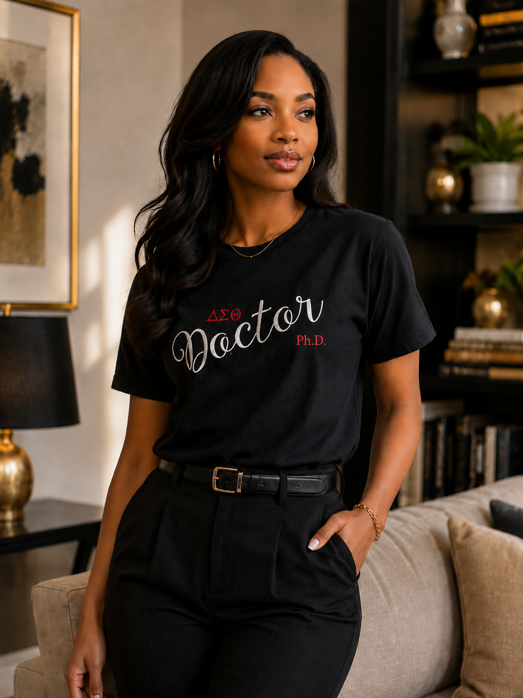 Delta Sigma Theta Signature Tee Collection 'Doctor' (CUSTOMIZABLE...see description)
