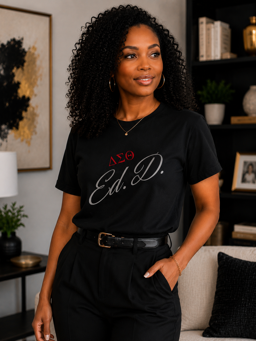 Delta Sigma Theta Signature Tee Collection 'Doctor' (CUSTOMIZABLE...see description)