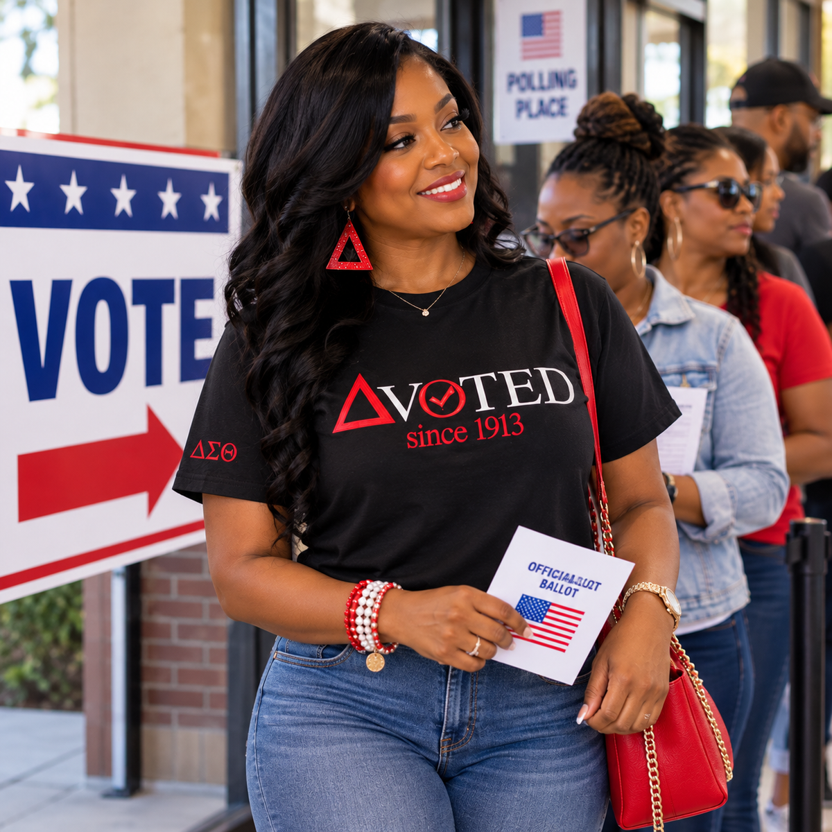Delta Sigma Theta "The Legacy" Vote Tee (non-customizable)