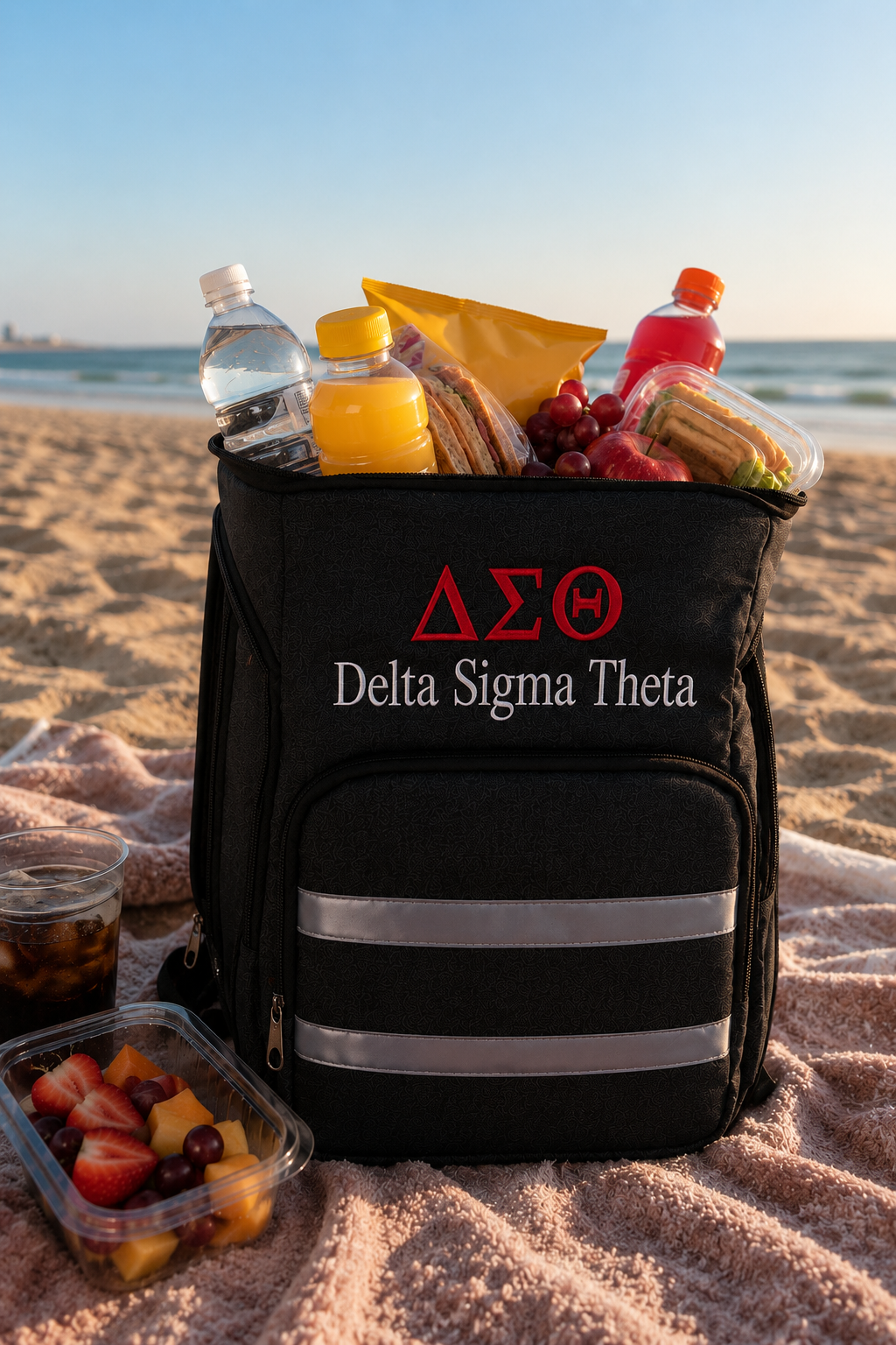 Delta Essentials Cooler (Black) Non-Customizable