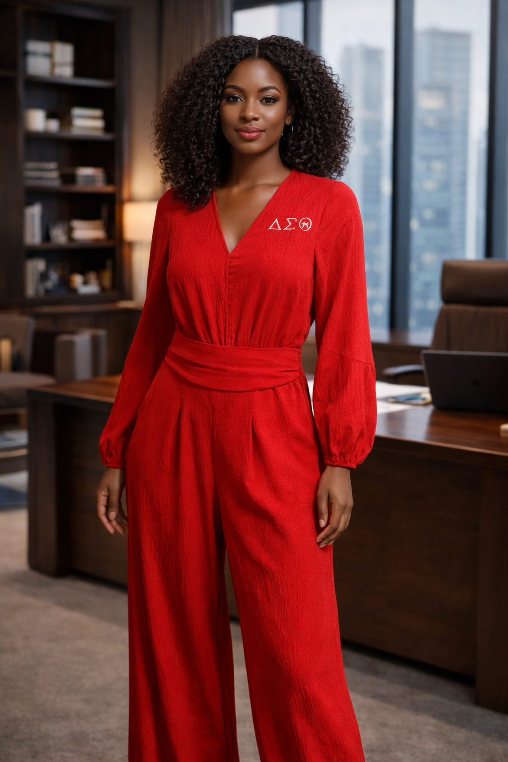 Delta Sigma Theta Business Jumpsuit