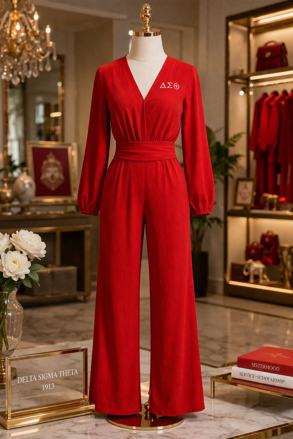 Delta Sigma Theta Business Jumpsuit